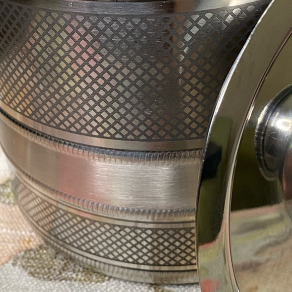 Il Mulino NY Small Ice Bucket Double Walled Stainless Steel India Nice Condition - Picture 6 of 7